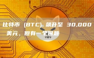 比特币 (BTC) 飙升至 30,000 美元，但有一个问题